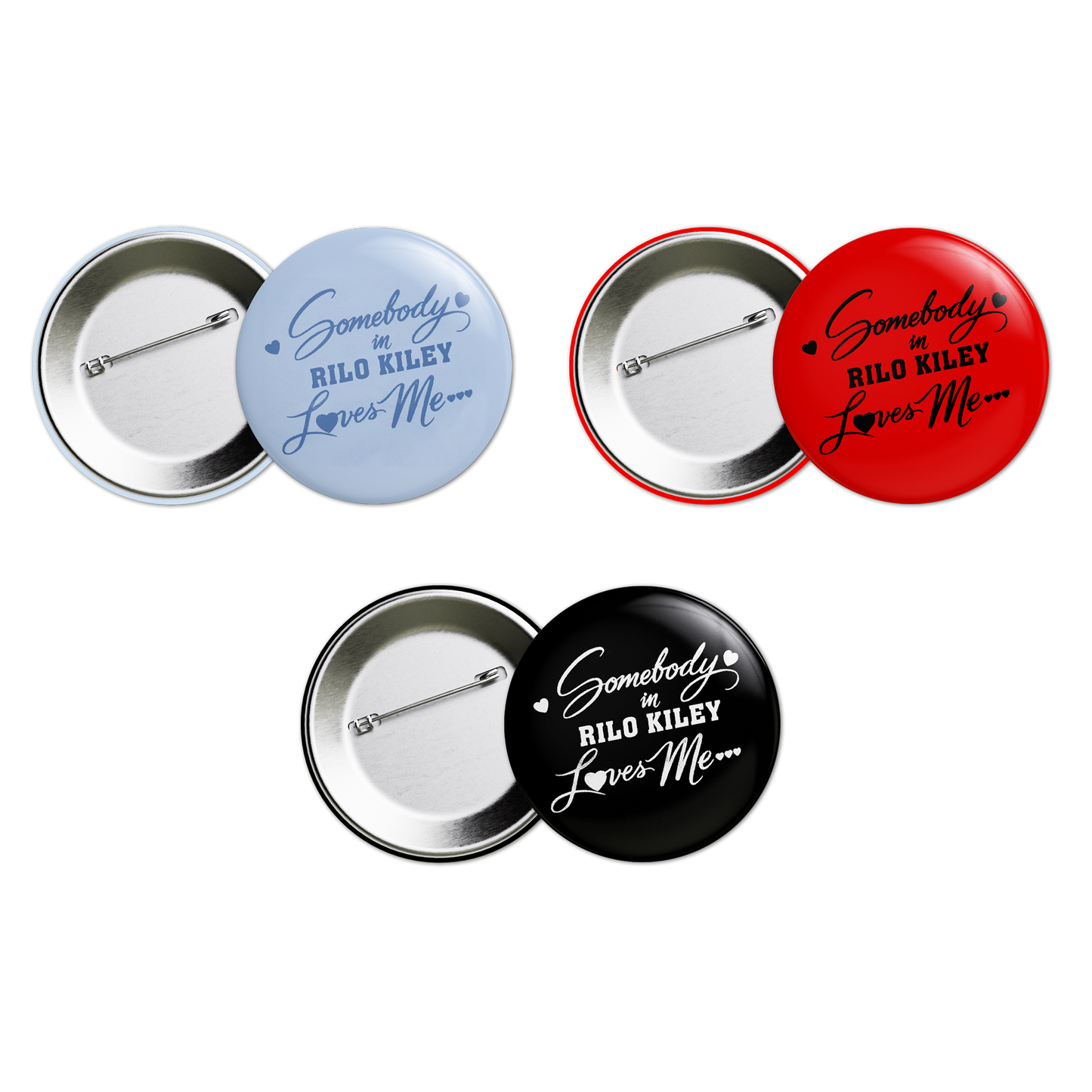 Somebody Loves Me Button Set