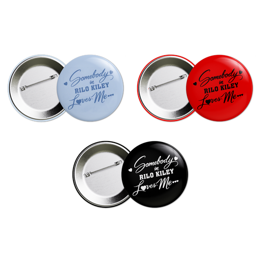 Somebody Loves Me Button Set