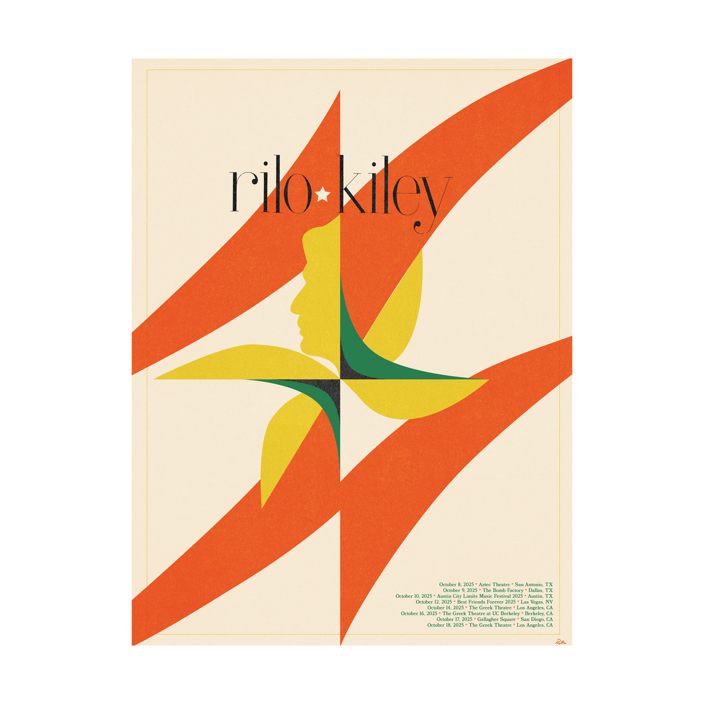 October 2025 Tour Poster