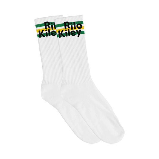 Retro Stripe Logo Socks